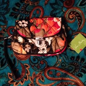 NWT Vera Bradley Bittersweet Puffy Wristlet